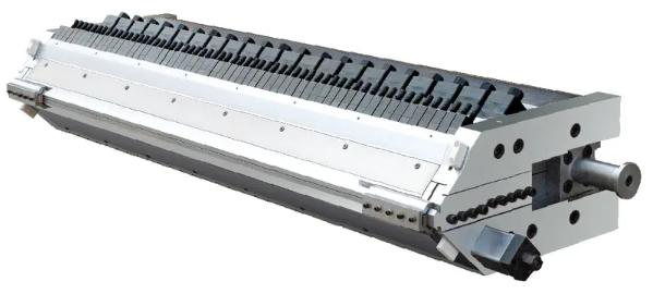 Szybko otwierająca się matryca do wielowarstwowego wytłaczania arkuszy