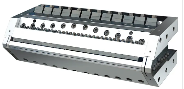 Matryca do wsp&oacute;łwytłaczania w formie do precyzyjnej produkcji arkuszy