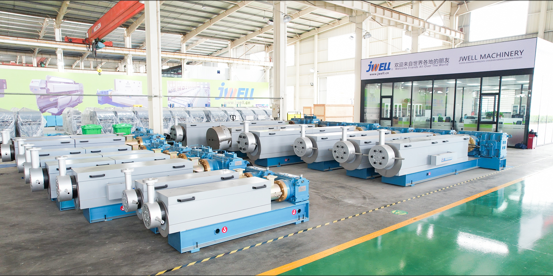 Miejsce montażu wytłaczarki