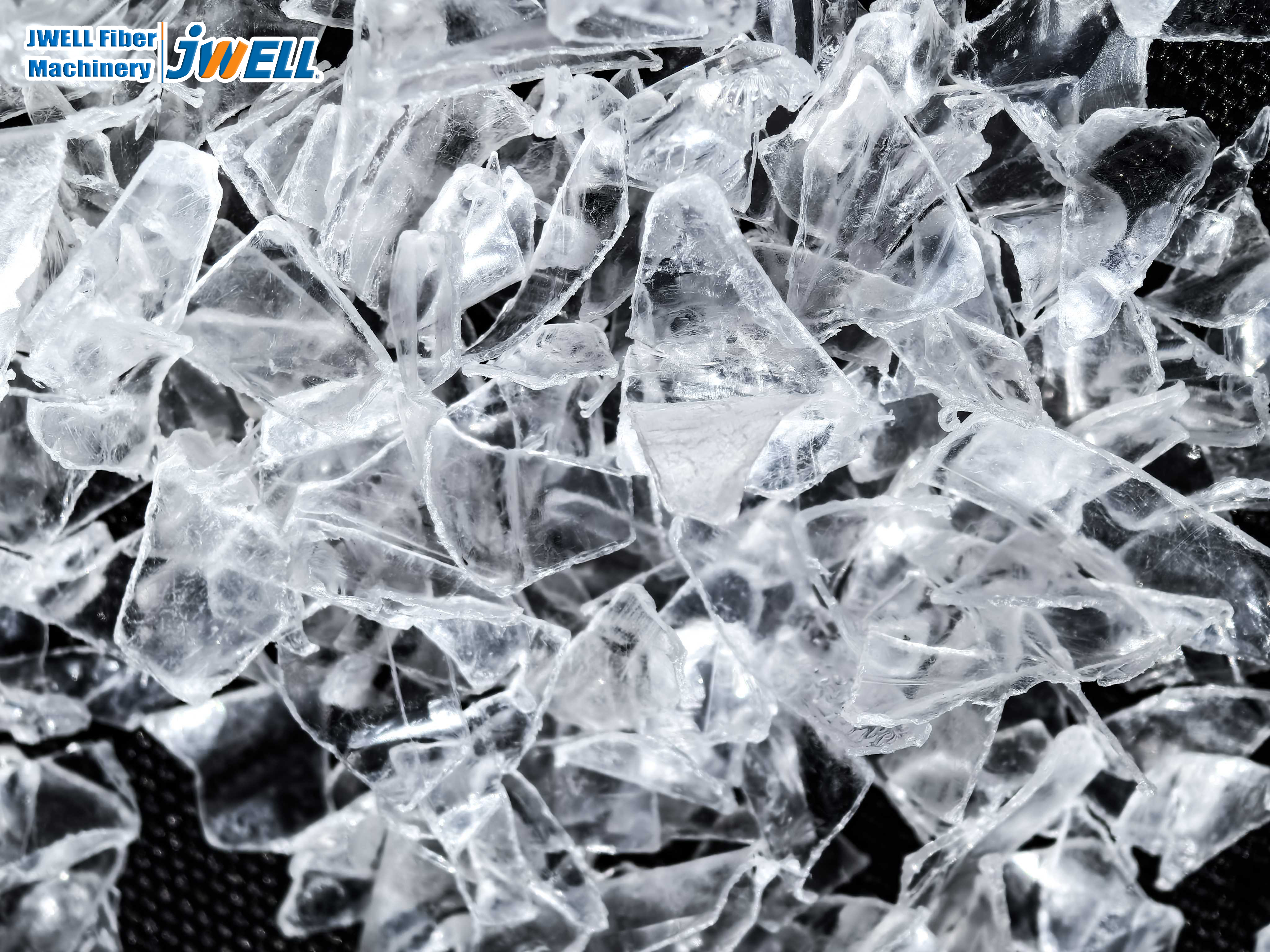 Płatki z butelek PET z recyklingu (białe płatki)