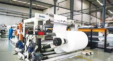 Linia do wytłaczania arkuszy papieru kamiennego PE | Wysokowydajna maszyna do produkcji papieru kamiennego Jwell