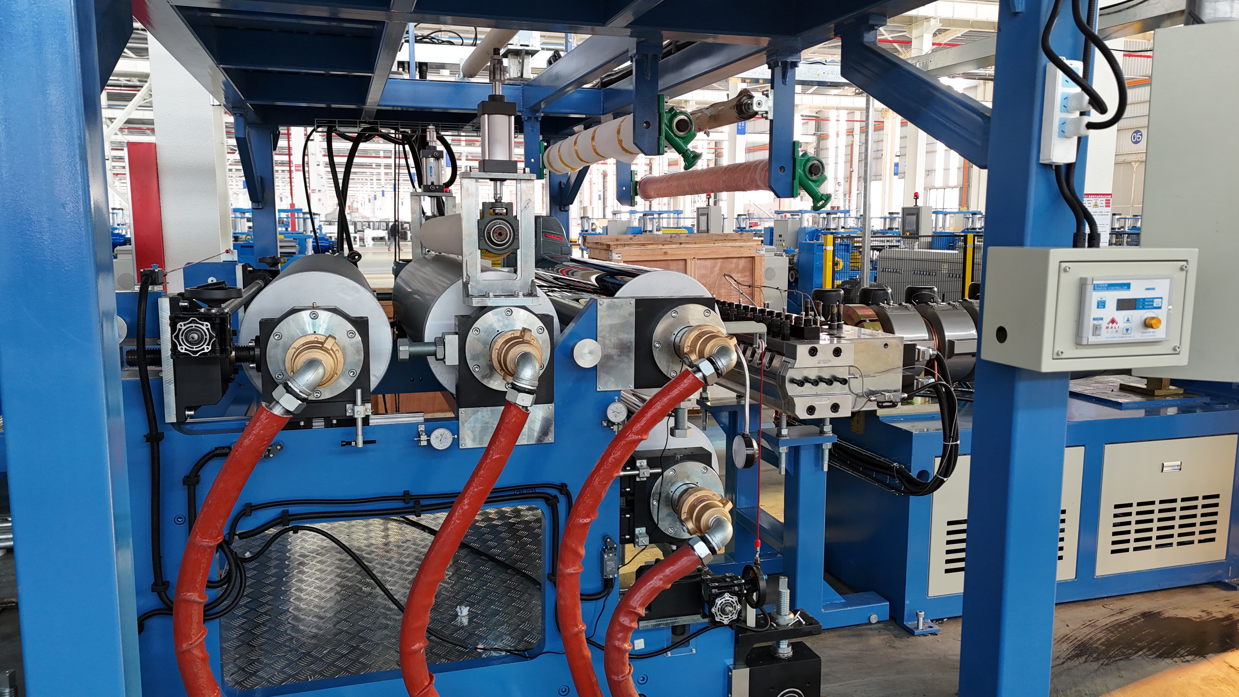 Plastikowe UPVC/PVC/UV Sztuczne imitacje marmuru Dekoracja paneli Płyta podłogowa Wytłaczarka do płytek Marmurowa płyta kamienna Podłoga/Maszyna do produkcji płytek PCV